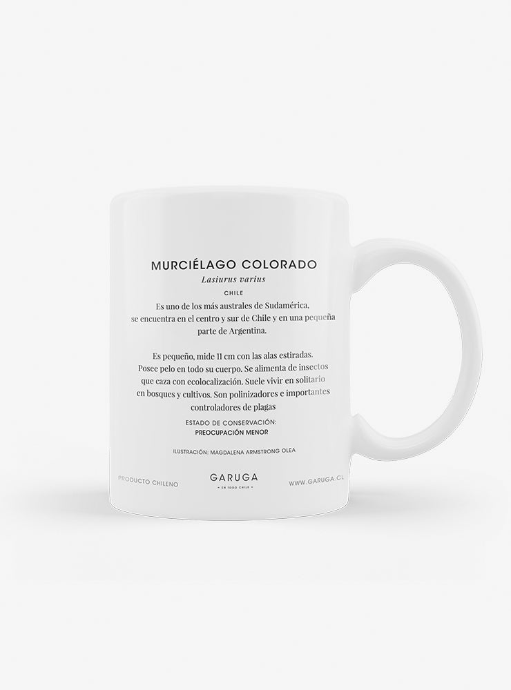 tazón cerámica diseño murciélago colorado Chile 330ml
regalo con murciélago nativo polinizador Chile
tazón apto microondas murciélago colorado Chile
regalo Día del Padre tazón murciélago colorado Chile
tazón fauna nocturna polinizadora Chile