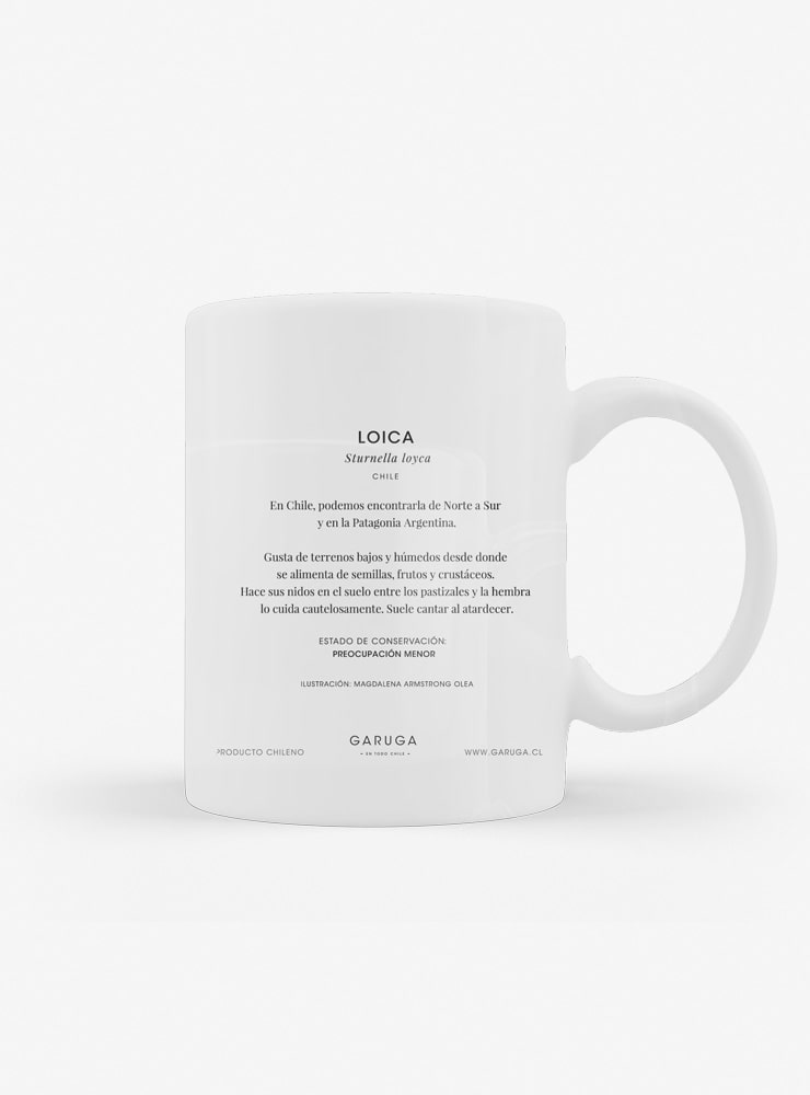tazón cerámica diseño loica Chile 330ml
regalo con loica ave nacional Chile pecho rojo
tazón apto microondas lavavajillas loica Chile
regalo Día de la Madre tazón loica Chile
tazón ave nacional pecho rojo Chile