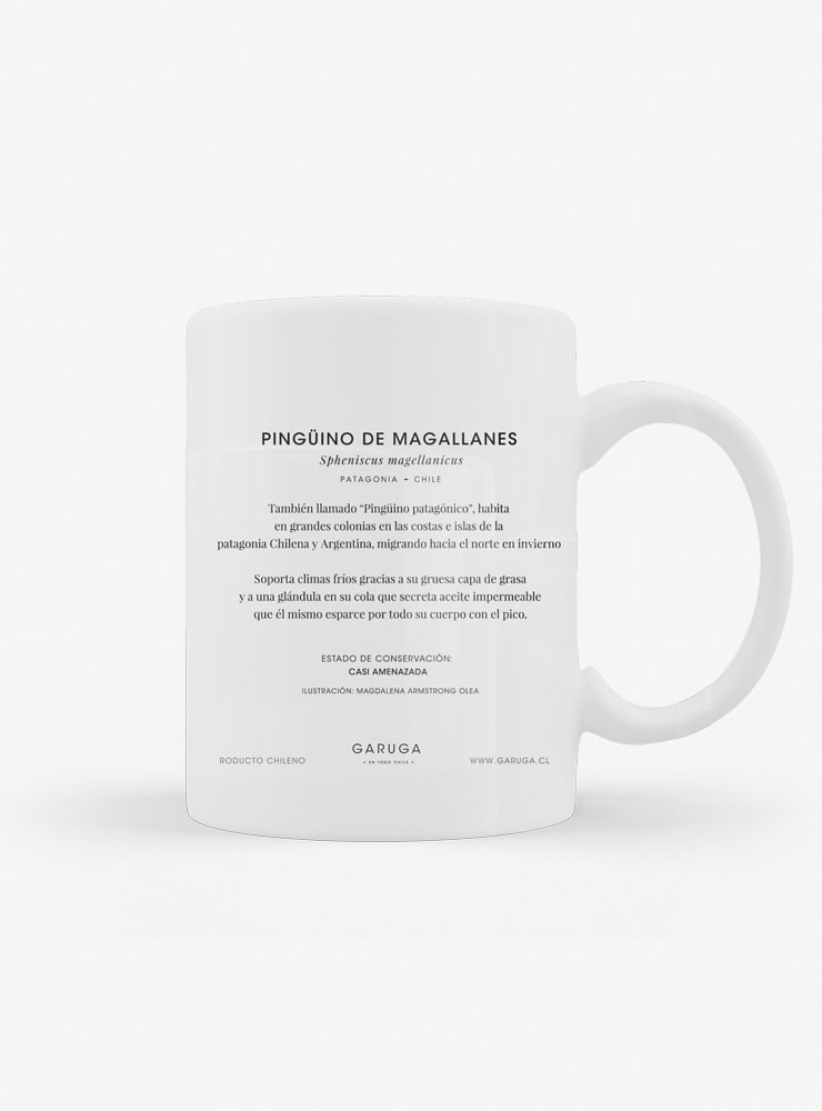 tazón cerámica diseño pingüino de Magallanes Chile 330ml
regalo con pingüino de Magallanes Patagonia Chile
tazón apto microondas lavavajillas pingüino Magallanes
regalo Día de la Madre tazón pingüino Magallanes Chile
tazón fauna marina austral Chile