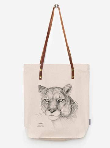 totebag diseño puma Chile
bolsa tela reutilizable puma fauna Chile
regalo totebag puma Chile
totebag alternativa plástico fauna chilena
totebag ilustración puma Chile sustentable
