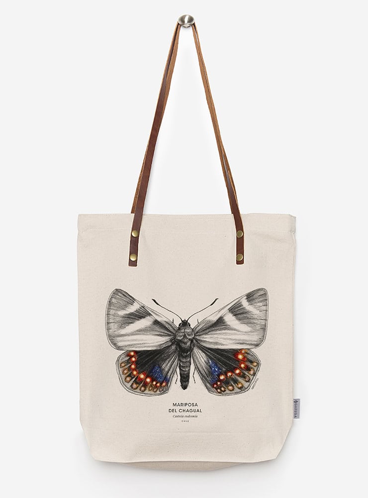 totebag diseño mariposa del chagual Chile
bolsa tela reutilizable mariposa del chagual fauna Chile
regalo totebag mariposa del chagual Chile
totebag alternativa plástico fauna chilena
totebag ilustración mariposa del chagual Chile sustentable