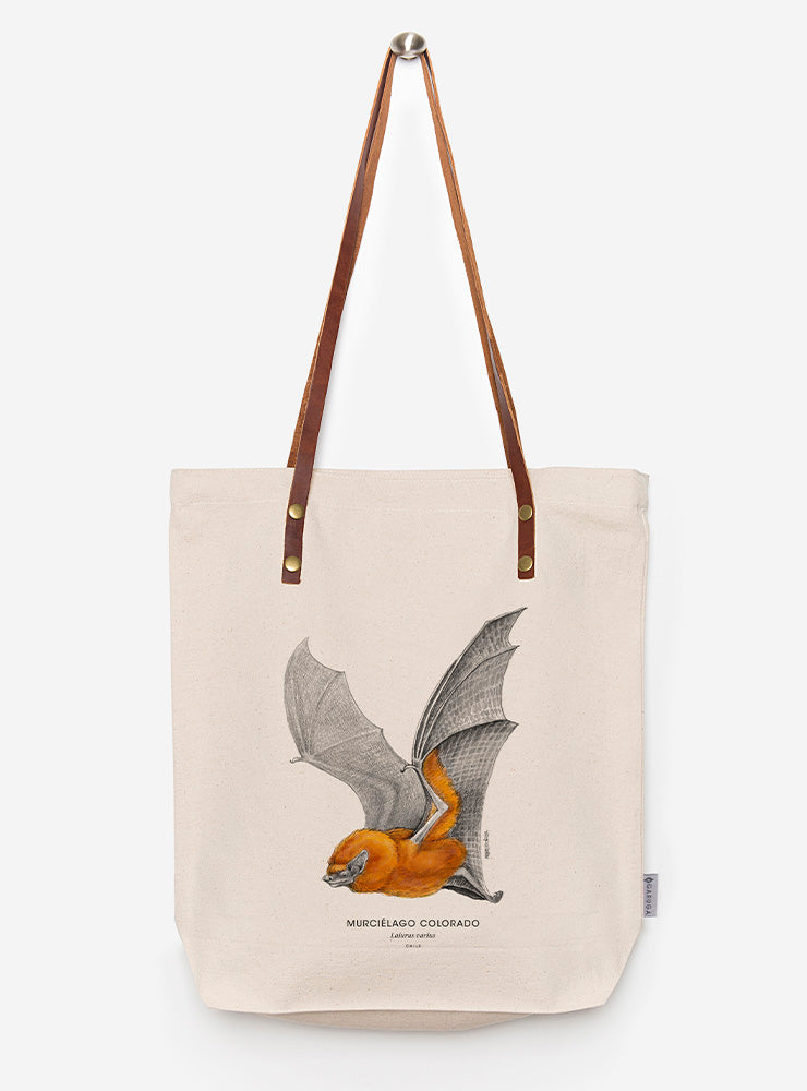 totebag diseño murciélago colorado Chile
bolsa tela reutilizable murciélago colorado fauna Chile
regalo totebag murciélago colorado Chile
totebag alternativa plástico fauna chilena
totebag ilustración murciélago colorado Chile sustentable