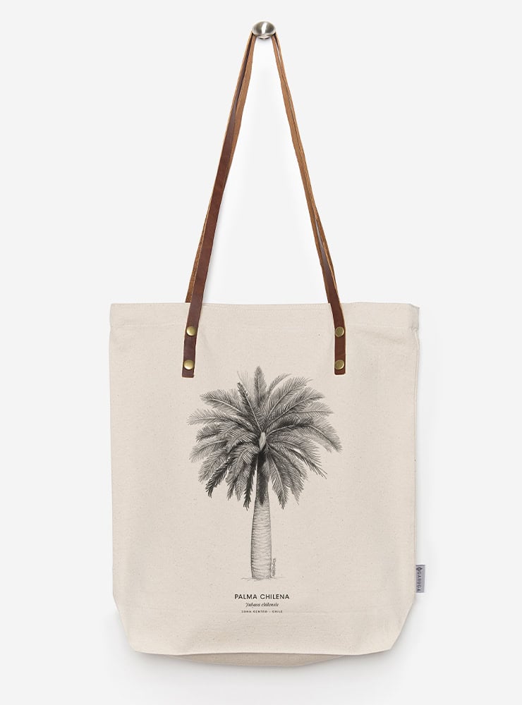 totebag diseño palma chilena Chile
bolsa tela reutilizable palma chilena fauna Chile
regalo totebag palma chilena Chile
totebag alternativa plástico fauna chilena
totebag ilustración palma chilena Chile sustentable